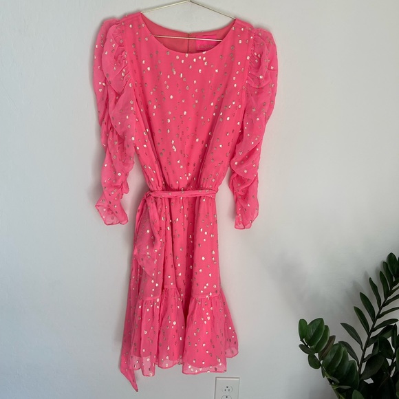 LILLY PULITZER Chianna Silk Dress Size 12 NWT - Picture 1 of 6